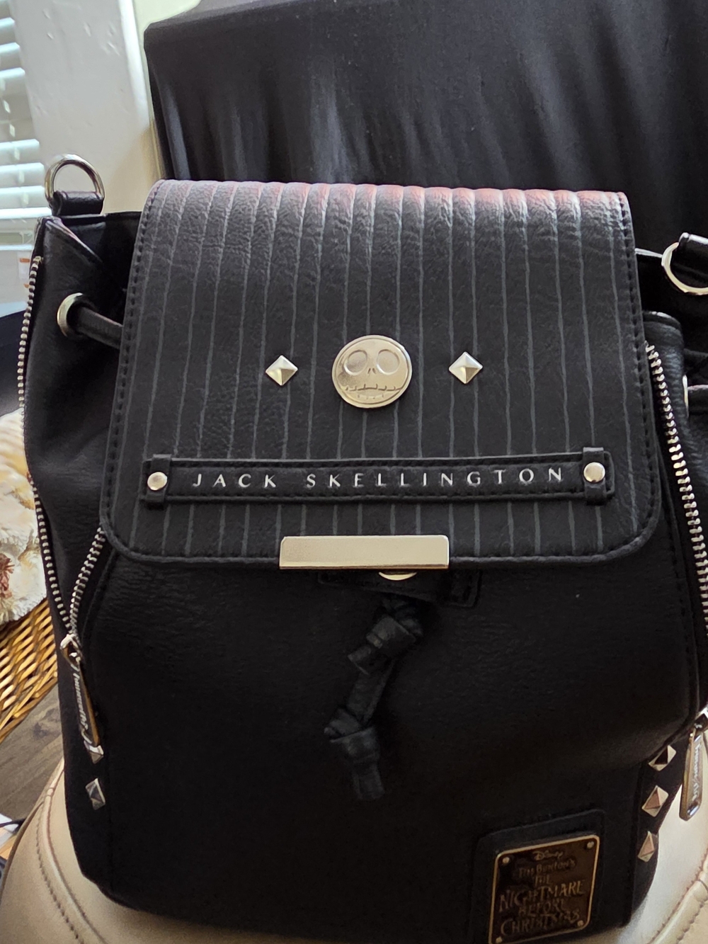 Loungefly Black Jack Skellington Mini Backpack